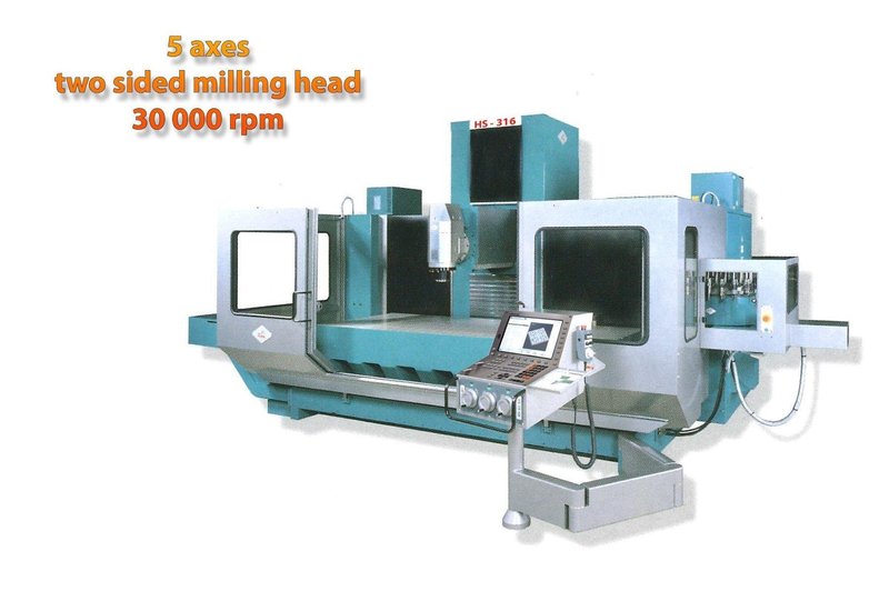 OMV/Parpas HS 316 - X: 1600 - Y: 1000 - Z: 800 mm CNC