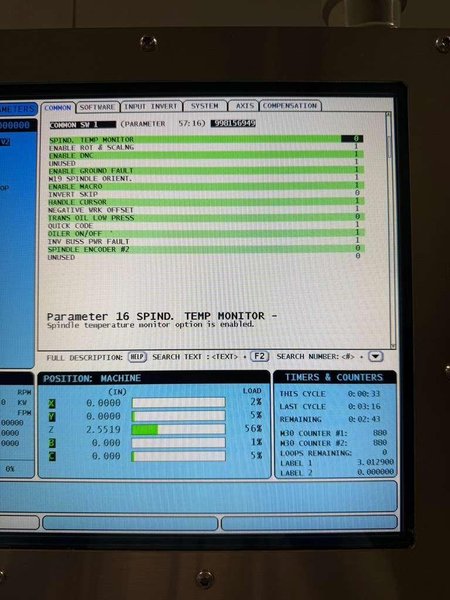 Haas UMC-750 5-Axis CNC Universal Machining Center – 12,000 RPM, 40 ATC, TSC, HSM Mill