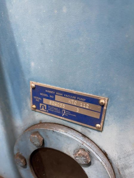 TUTHILL CORPORATION 7.5 HP VACUUM PUMP  -  KTC 112