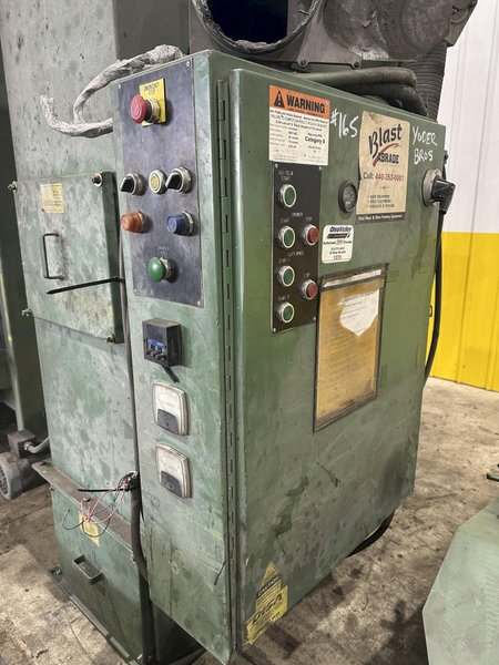 36&quot; X 72&quot; GOFF MODEL #3672D SPINNER HANGER SHOT BLAST CLEANING SYSTEM, NEW 2006: STOCK #22470