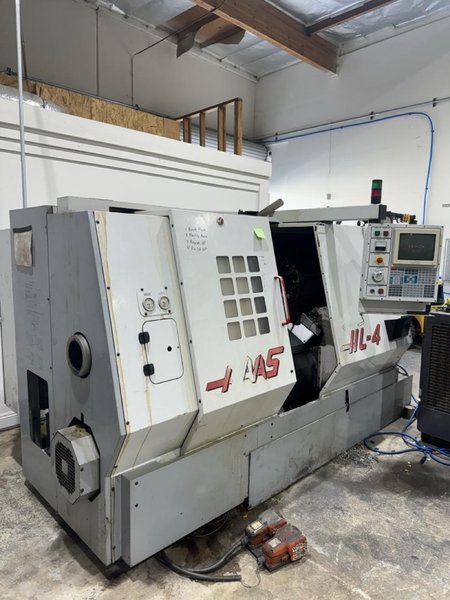 Haas HL-4 CNC Lathe, 1998 – Tool Presetter, Tailstock, Auger