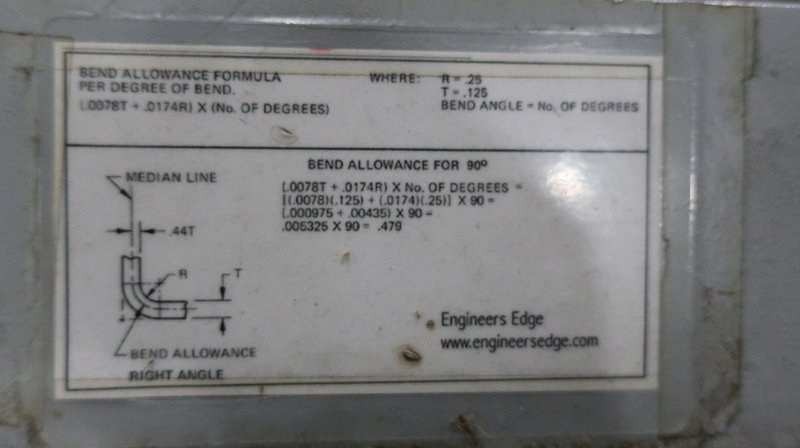National Model U4816 Box and Pan Hand Brake, 16 Ga.