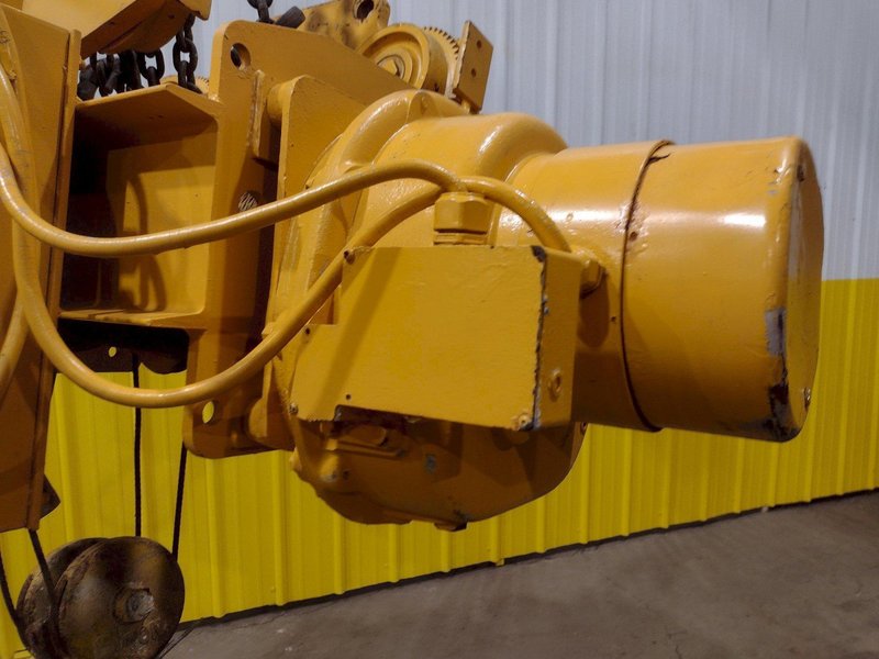 5 TON YALE MODEL #BE050X026L15S CABLE HOIST WITH POWER TROLLEY: STOCK #25557