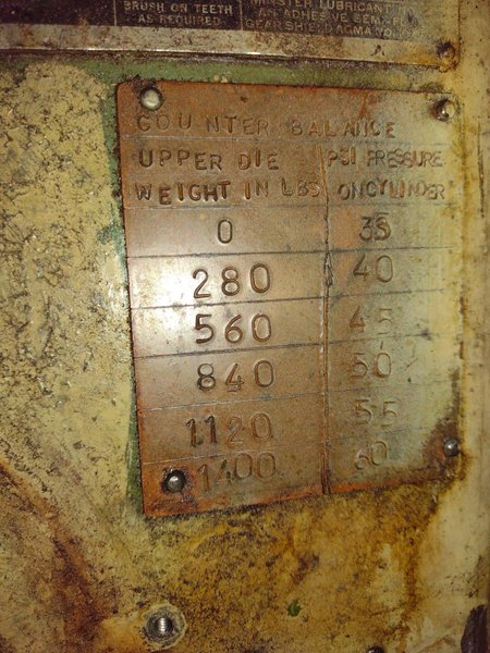 60 TON MINSTER MODEL #P2-60-36 PIECEMAKER SSDC STAMPING PRESS, 3" STROKE &amp; 100/300 SPM: YOBRO #25761