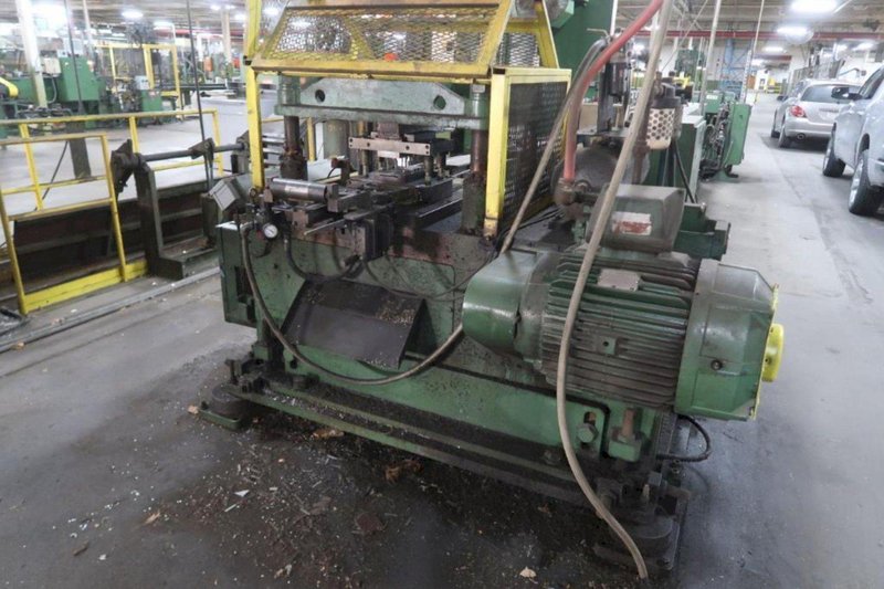 60 TON TISHKEN  4 POST CUTOFF PRESS: STOCK #73911