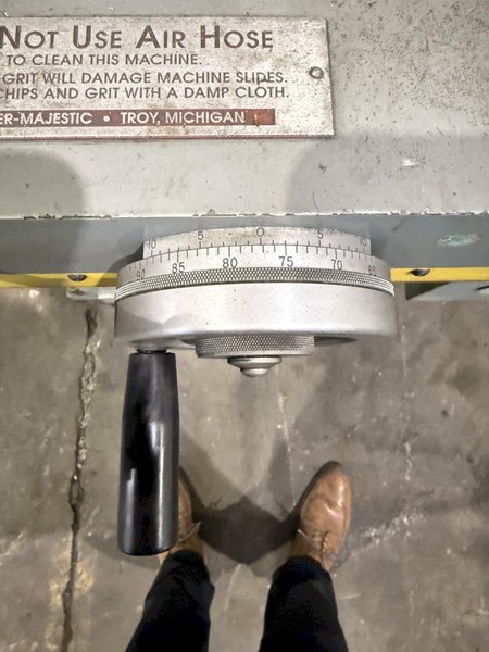 6" X 12" PARKER–MAJESTIC 2Z SURFACE GRINDER. STOCK # 0340025