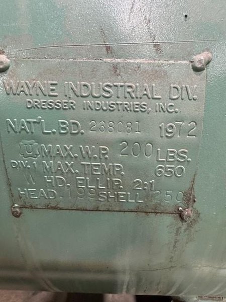 1 - PREOWNED WAYNE AIR COMPRESSOR, S/N: 238081