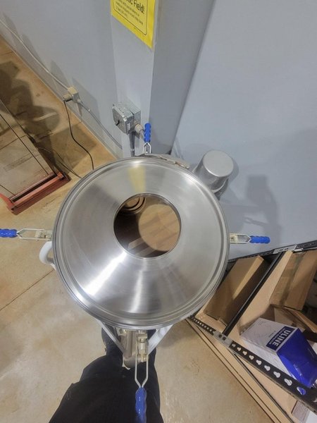 Russell Finex Compact 600 Food-Safe Vibrating Magnetic Sieve, Single Deck, 550mm Diameter, 2020