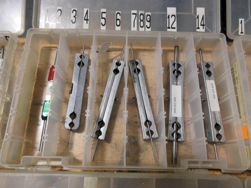 Guage Pins, Go/No-Go Pin Sets and Holders in Plano Plastic Divider Cases, Various Diameters- Auction Item