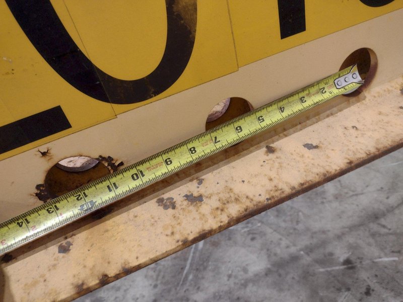 40,000 LBS (20 TON) X 10' PEERLESS CRANE SPREADER BAR LIFTING BEAM: STOCK #22643