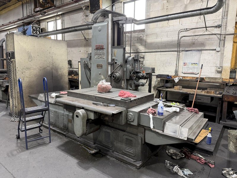 4" DEVLIEG 4H-60 SPIRAMATIC HORIZONTAL BORING MILL. STOCK # 0220326