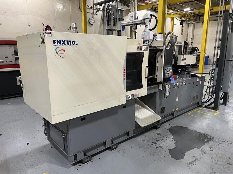 Nissei Used FNX110IIIA-12A Injection Molding Machine, 121 US Ton, 4.3 oz., yr. 2018
