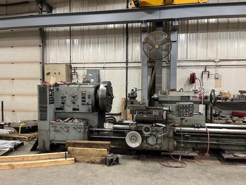 53" x 396" POREBA TR 135B2/10M LATHE. STOCK # 0131425