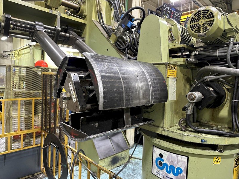 220 TON AIDA #NCI-200(2) PRESS LINE, COMPLETE WITH CWP SPACE-SAVER COIL FEED LINE: STOCK #22209