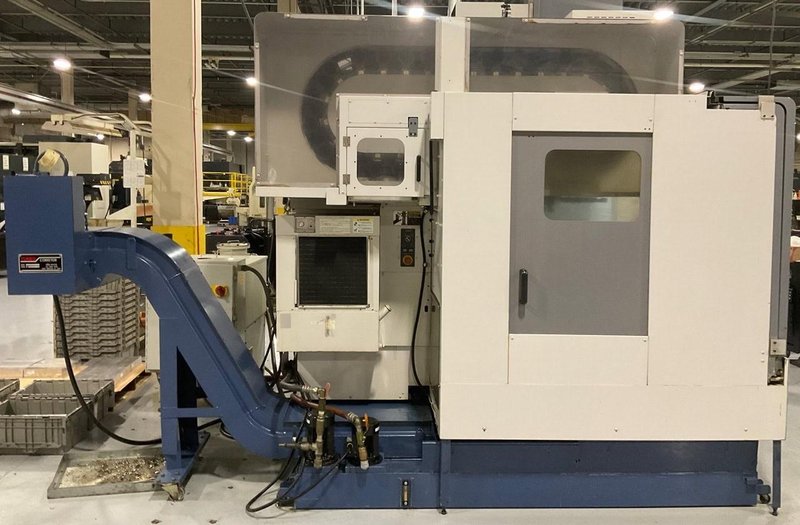 Mori Seiki VMC SV500B, 1998 – Chip-Blaster &amp; Turbo Conveyor Included.