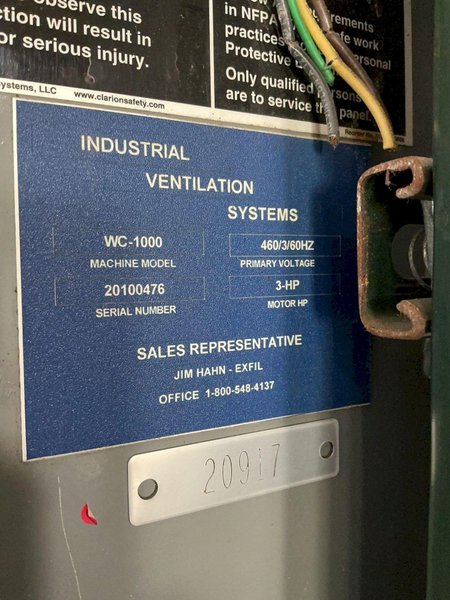 IVS DUST COLLECTOR   -  WC-1000