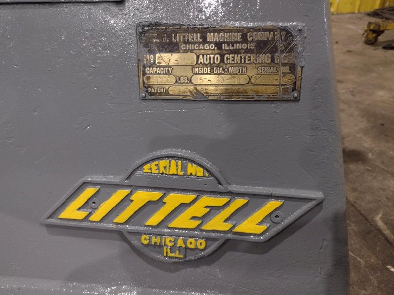 4,000 LBS X 18" LITTELL MODEL #40-18 PULL OFF COIL REEL UNCOILER : YOBRO #25256