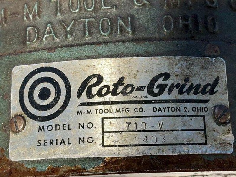 M-M TOOL MGF. CO. 10” ROTO-GRIND ROTARY TABLE   -  710-V