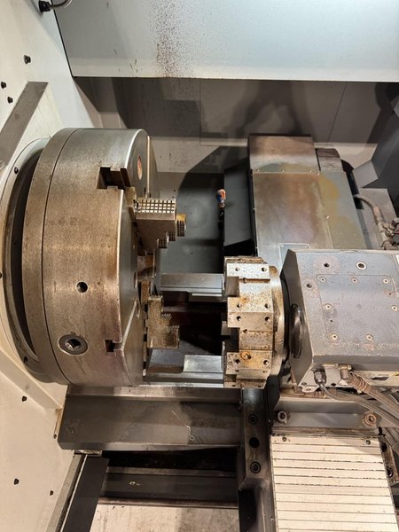 Ganesh GT-3080 BB CNC Lathe, 2015 – 10″ Big Bore, Programmable Tailstock, Chip Conveyor, Steady Rest