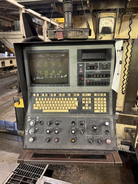 6&quot; GIDDINGS &amp; LEWIS H60-T CNC 4-AXIS HORIZONTAL BORING MILL WITH POWERED TAILSTOCK. STOCK # 1002025