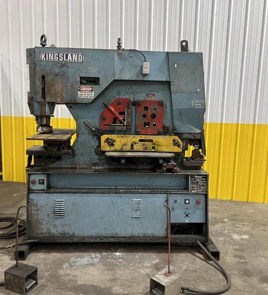 125 TON KINGSLAND MODEL #125XS HYDRAULIC IRONWORKER: STOCK #19921
