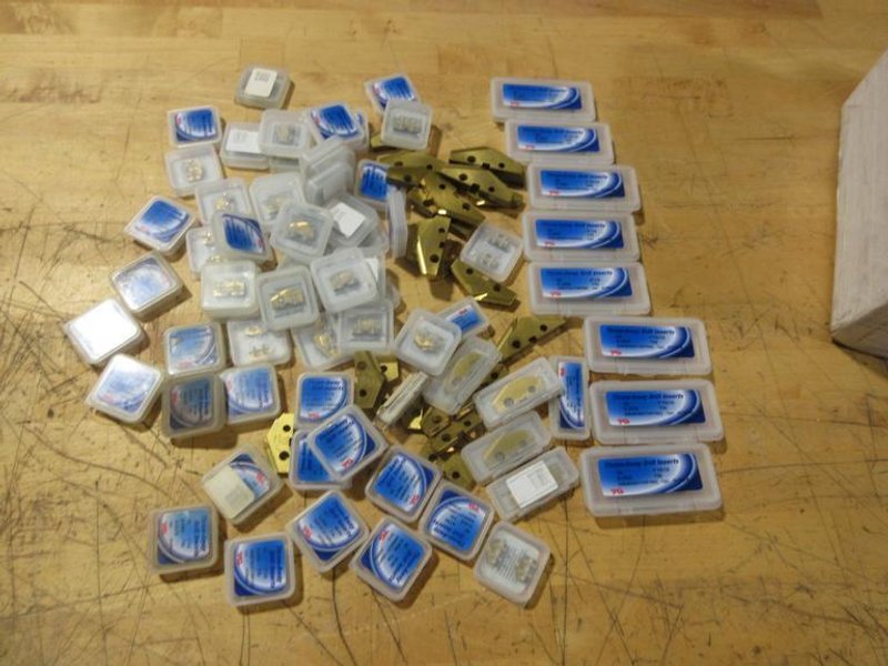 YG - Indexable Spade Drill Inserts - Assorted Sizes NEW- Auction Item