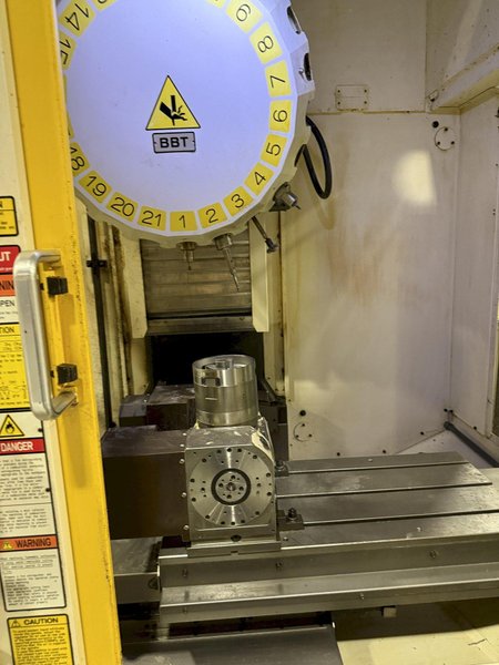 2012 Fanuc Robodrill a-T21iFLA 5-Axis CNC Drill &amp; Tapping Center For Sale