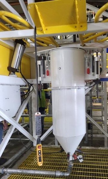 Nol-Tec BBU &amp; LIW Powder Handling System – Twin Tower, Dual Feeder, Dilute Phase Pneumatic Transfer