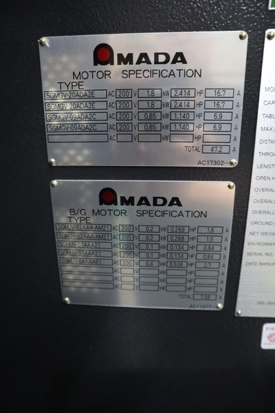 Amada EG-4010 CNC Press Brake, Electric Servo Drive, Down-Acting, AMNC 3i CNC Control, NEW 2019