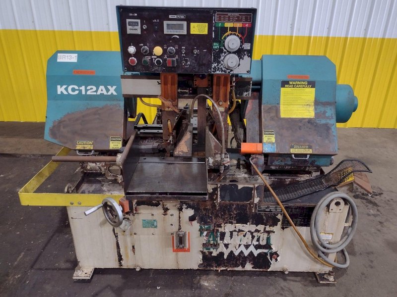 12" x 12" KALAMAZOO MODEL #KC12AX AUTOMATIC HORIZONTAL BANDSAW: STOCK #18788