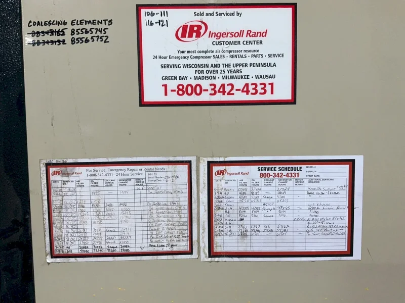 INGEROLL RAND 40 HP AIR COMPRESSOR   -  IRN40H-TAS HV