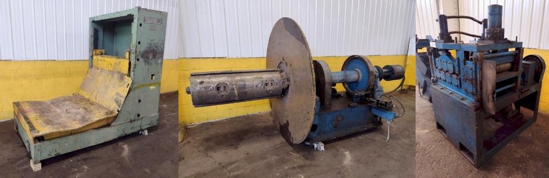 30,000 LB X COIL FEED LINE, COIL CAR, COIL REEL, STRAIGHTENER: STOCK 16918