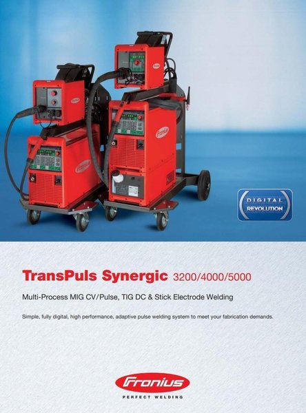 FRONIUS TRANSPULS AUTOMATED WELDING SYSTEM WITH AMET XM CONTROLS, NEW ON SKID: STOCK #23303