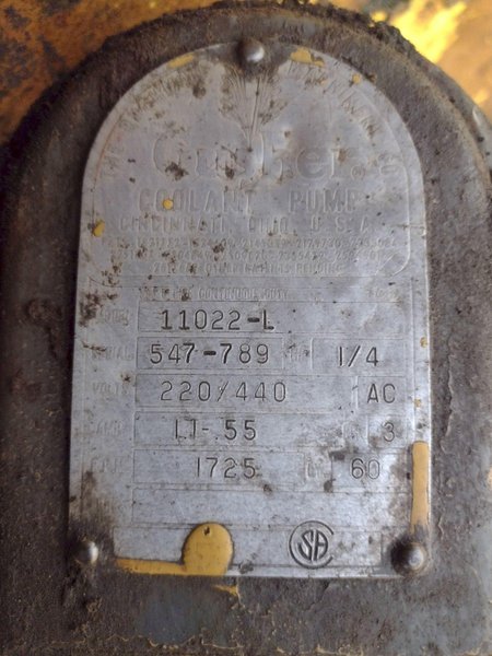 42" X 40 HP BLANCHARD MODEL 22-42 ROTARY SURFACE GRINDER: STOCK #11914