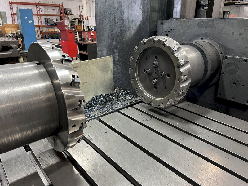 50 HP FRITZ WERNER  DOUBLE SIDED MODEL #FP7V2 HEAVY DUTY DUPLEX MILL/MILLING MACHINE. STOCK # 0309623