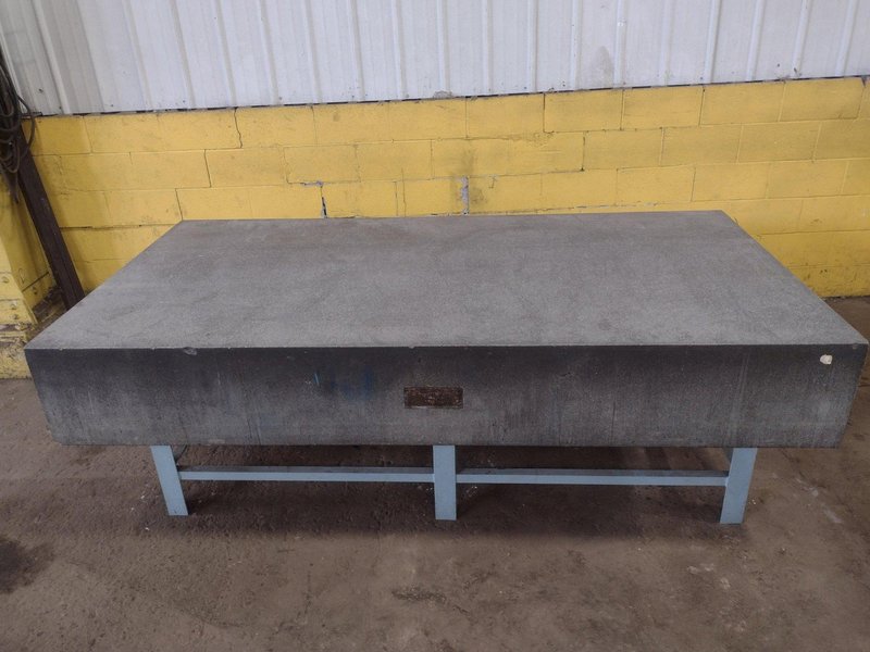 8&#039; X 4&#039; X 14&quot; CHALLENGE PRECISION LAYOUT INSPECTION GRANITE TABLE: STOCK #23797