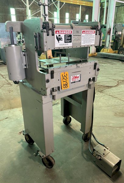 12 Ton Bantam Pneumatic Press Brake B212, 24" O.A., 12" x 3/16" Capacity