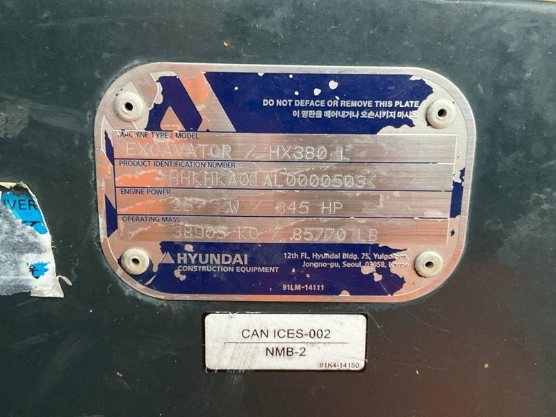 2020 Hyundai HX380L HHKHKA01AL0000503