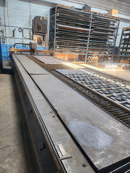 2007 Messer Slagger 6'x20' Hi-Def Plasma Cutting System (#5331)