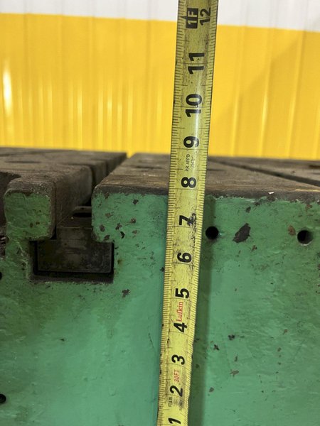 84&quot; x 46&quot; x 8&quot; T SLOTTED SOLID BOLSTER PLATE: STOCK 20969