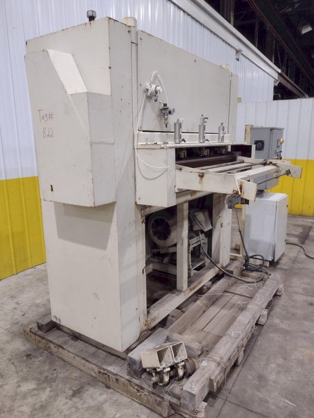48” WIDE x 30 HP MECHANICAL IN-LINE COIL PRESS &amp; SHEAR WITH PLC VARIABLE SPEED DRIVE: STOCK #22968