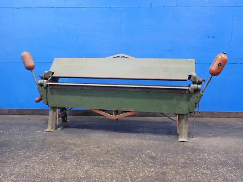 CHICAGO, DRIES &amp; KRUMP MFG. CO. 96" SHEET METAL BRAKE   -  L37