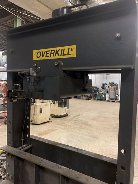 150 Ton DAKE Model 906650 Air Operated Press, S/N 201062 , New 2007.