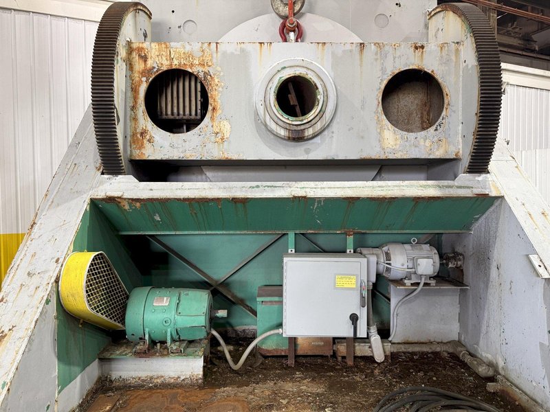 120,000 LBS (60 TON) ARONSON MODEL #G1200 POWERED WELDING POSITIONER: STOCK #15007