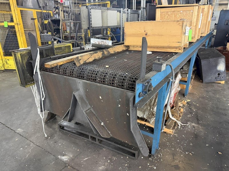 48" X 25' HEAVY DUTY STEEL MESH BELT POWERED CONEYOR: YOBRO #25907