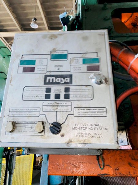 250 TON VERSON 12 F OBG INCLINED GAP FRAME PRESS. STOCK # 0507719