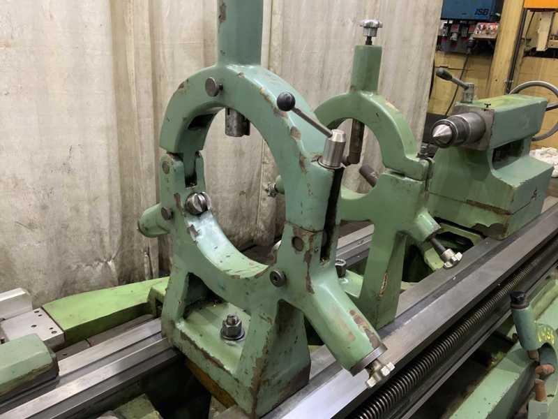32/36" x 120" TIMEMASTER GAP BED ENGINE LATHE, 4" SPINDLE HOLE: STOCK #23757