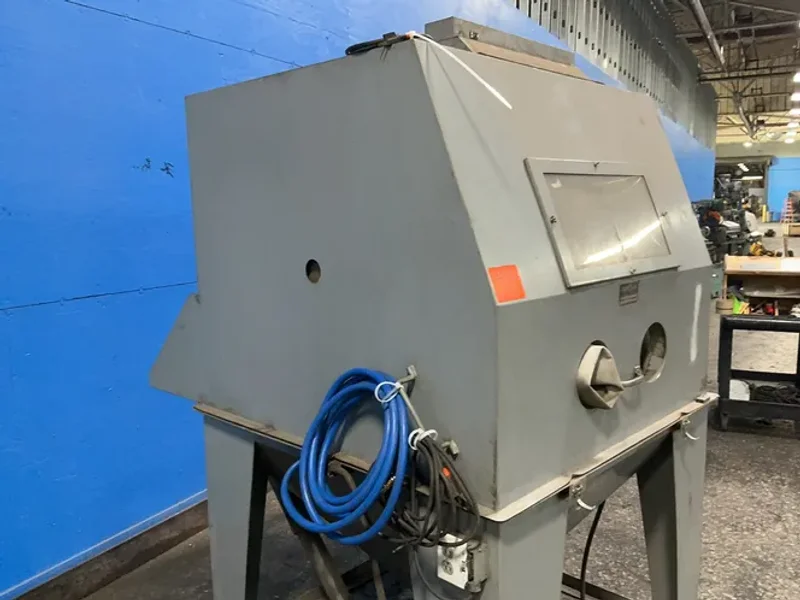 ECONOLINE 48" X 48" X 42" CHAMBER ABRASIVE BLAST CABINET  -  48-48CB