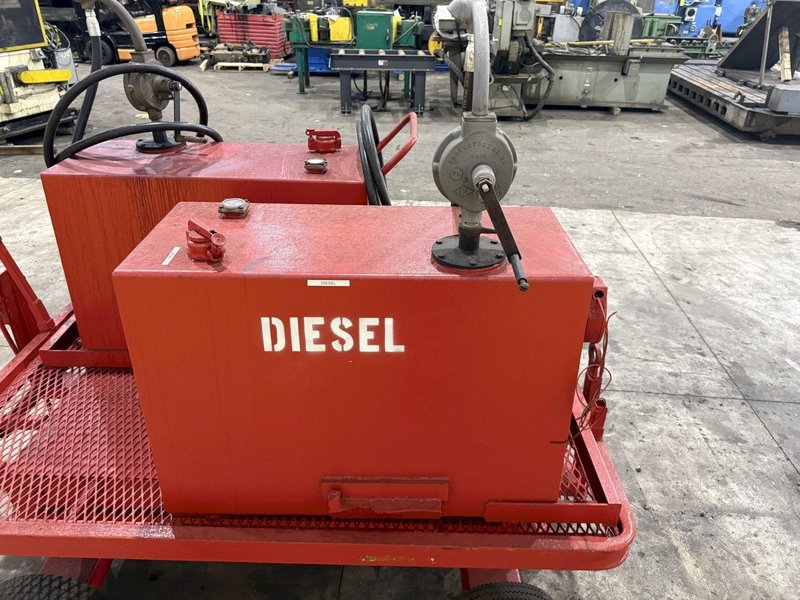 2 TANK DIESEL GAS ROLLING TRANSFER TOW CART: YOBRO #23997