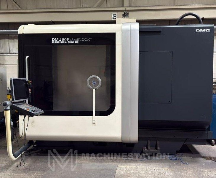 DMG DMU 80P duoBLOCK 5 Axis CNC Universal Machining Center – 18,000 RPM Mill